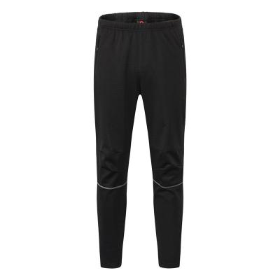 China Antibacterial Winter Pants Cycling Men Mow Sport Reflective Pants Keep Warm Thermal Bicycle MTB Bike Pants Running Apparels for sale