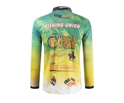 China Antibacterial Design Your Own Wholesale Fishing Shirts Fishing Shirt Kids Zipper Top Shirt For Fishing for sale