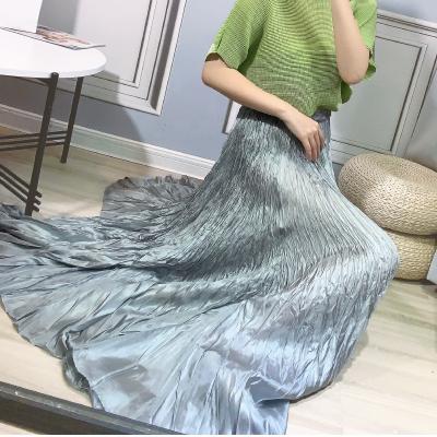 China Plus Size Women Clothing Dresses Plus Size Women Dress Long Pleated Skirt Summer Luxury Luxury Dresses for sale