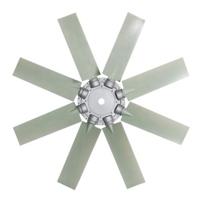 China Fan Linings 8 Nylon Plastic Impeller Axial Fan Blade For Agriculture And Forestry Harvester Engine for sale