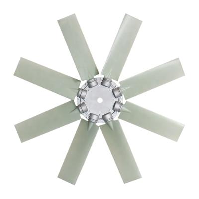 China High Performance Nylon 8 Adjustable Axial Fan Blade For Engineering Vehicle Engine for sale