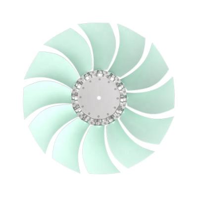 China Factory Direct High Quality Nylon Ceiling 12 Blades Metal Fan With Nylon Blade for sale