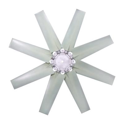 China Industrial MACHINERY FAN replacement fan axial fan exhaust 8 adjustable nylon axial leaves large size for sale