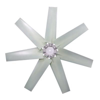 China Air Cooler Fan Blade High Quality Nylon 7 Blades Axial Fan Always Exhaust Big Blade Industrial Fans for sale