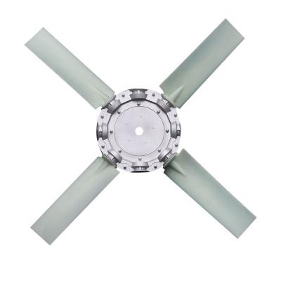 China Blade Axial Impeller Many Size 4 Nylon Sheets Adjustable Axial Fan Blades Air Oil Cooler Fan for sale