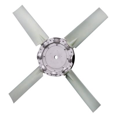 China Adjustable Plastic Axial Fan Pads Impeller Blade Fan Blades Leaf Water Cooler 4 Blade for sale