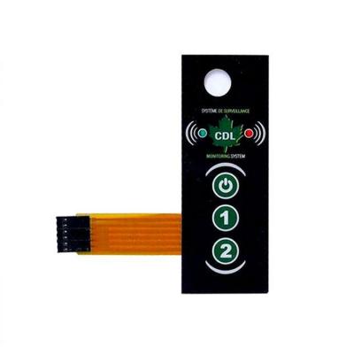 China Industrial Led Flexible Membrane Switch Cable Membrane Keypad fpc Membrane Switch Keypad for sale