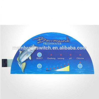 China Durable 4 Color Custom Screen Printing Flexible Membrane Switch And Membrane Keypad for sale