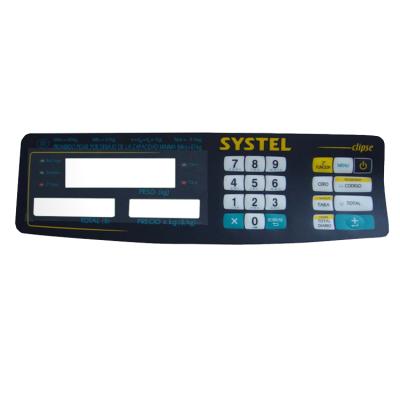 China Durable Touch Screen Push Button Membrane Switch Panel Resistive Lap Switch Membrane for sale