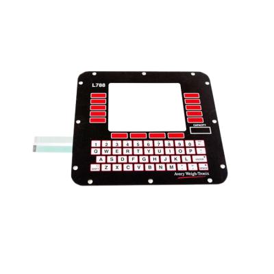 China Durable Micro QWERTY Whole Number Keypad Membrane Keyboard Large Size Membrane Switch for sale