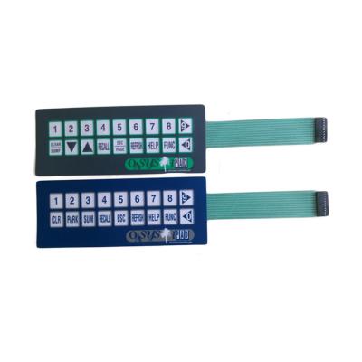 China Durable China Supplier PC Remote Control Pet Material Membrane Keyboard for sale