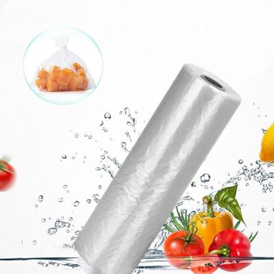 China New Customized Material Wholesale Disposable Plastic Packaging Bags On Rolls Food Storage Bags Supermarket Shopping Bags for sale