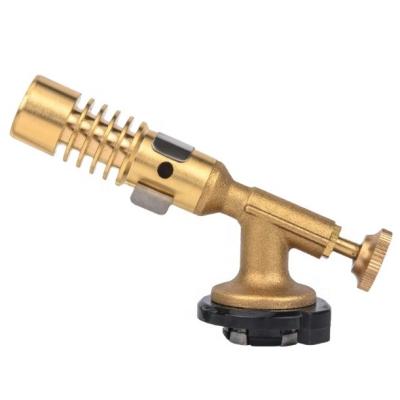 China TQ-733 Brass Manual Adjustable Flame Gas Cooking Torch For Welding for sale