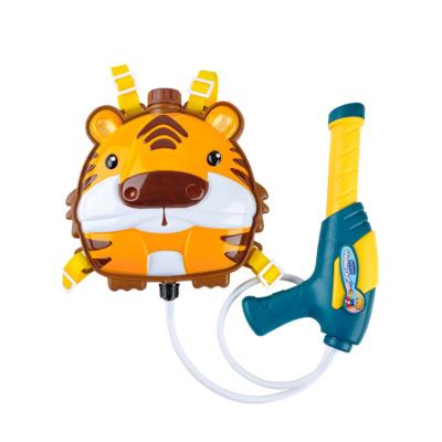 China 2022 New Summer Outdoor Toy Tiger Water Gun With Backpack For Kids for sale