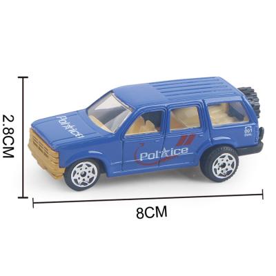 China Toy 4 Style Mini Freewheel Alloy Diecast Toys Police Car For Kids for sale