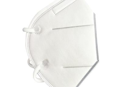 China Breathable KN95 Dust Mask Pure White Hollow Elastic Ribbon Dust Protection for sale