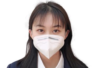 China Filter Kn95 Face Mask , CE Certified Protective Face Mask Dual Fixed Strap for sale