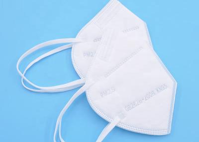 China White KN95 Medical Mask Personal Protection Disposable 4 Ply Non Woven Fabric for sale