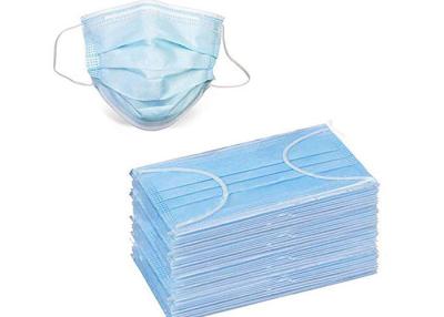 China Soft Disposable Earloop Face Mask , 3 Ply Breathable Hygienic Face Mask for sale