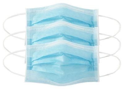 China Disposable Medical Face Mask Non Woven 3 Ply No Stimulation Dust Protection for sale