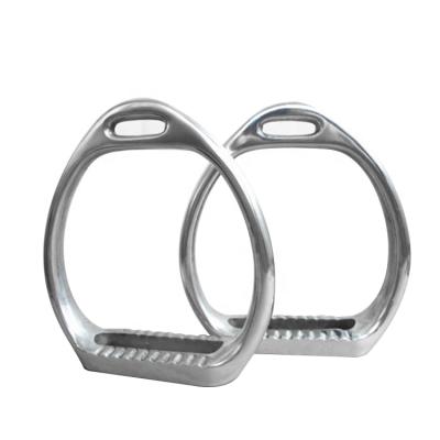 China Hot Selling Quality Product Aluminum Horse Racing Safe Horse Riding Safety Supplies Equestrian Aluminum Stirrups for sale