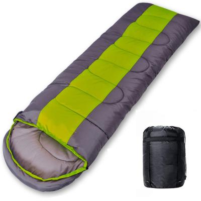 China Eco-friendly Ultralight Portable Cozy Warm Zipper Outdoor Single Winter Camping Sleeping Bag for sale