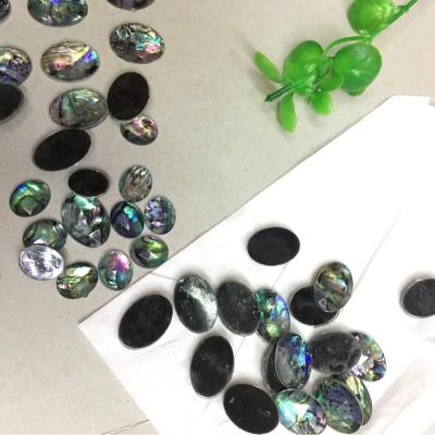 China China Factory Direct Sale Natural Abalone Ring Earrings Headdress Half Torus DIY Jewelry Accessories (50 PCs/Pack) for sale