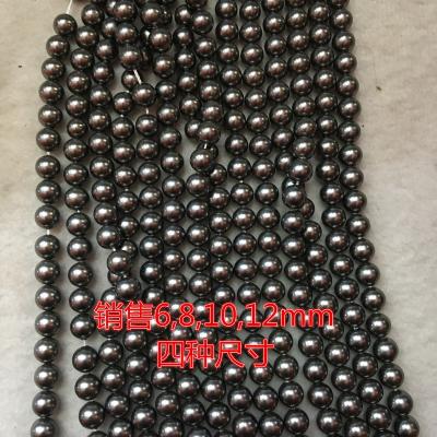 China Jewelry Making 6~12mm Shell Beads Shell Pearls, Handmade Natural Sea Beaded Shell Necklace Jewelry Accessories, DIY Loose Beads for sale