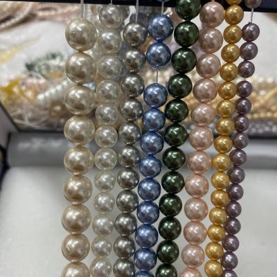 China Natural Colorful Seawater DIY Shell Beads Jewelry Factory Direct Selling Accessory, Pearlescent Color, Beaded DIY Accessories Loose Beads for sale