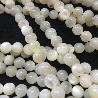 China Jewelry Making Spot Butterfly Natural White Shell Pearl 2~10mm Shell Pearl Beads Loose White Beads DIY Wholesale Shell Necklace Accessories for sale