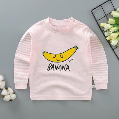 China New Breathable Spring and Autumn Children's Tops Solid Color Tops Boys Girls Custom Printed Children Teens for sale