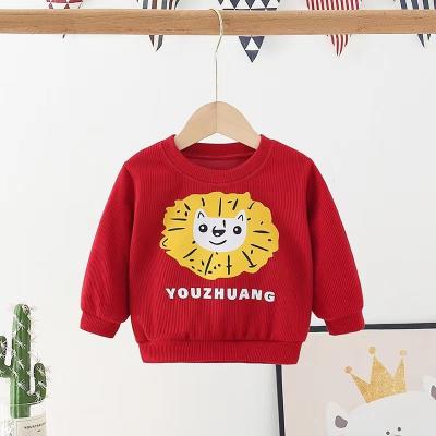 China New Breathable Spring and Autumn Children's Tops Solid Color Tops Boys Girls Custom Printed Children Teens for sale