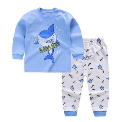 China 2022 Fashion Breathable Casual Wholesale Multicolor Combed Cotton Children's Clothing Set Soft Touch Kids Boy Set for sale