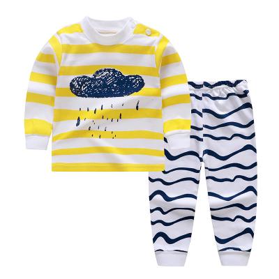 China 2022 Fashion Breathable Casual Wholesale Multicolor Combed Cotton Children's Clothing Set Soft Touch Kids Boy Set for sale