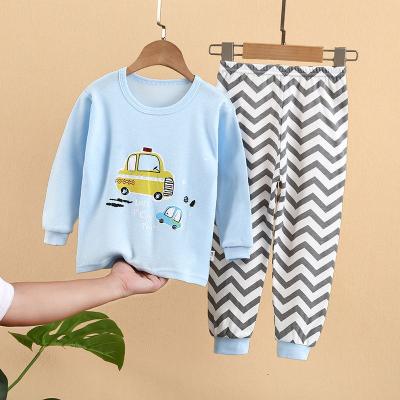 China 2022 Fashion Breathable Casual Wholesale Multicolor Combed Cotton Children's Clothing Set Soft Touch Kids Boy Set for sale