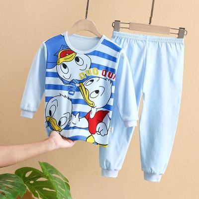 China 2022 Wholesale Multicolor Matching Set Combed Cotton Casual Fashion Breathable Soft Touch Boys Clothing Set for sale