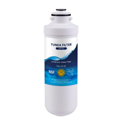 China Easy Operation NSF WQA TUV Certificate Kitchen Water Purification For Water Filter Replacement Compatible With V9 - 3C Under Sink Water Filter for sale