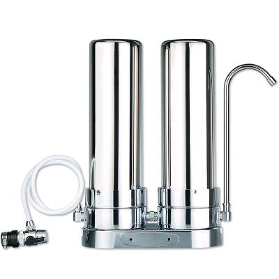 China Easy Pre-Filtration PP, Stable and Strong Material Operation Water Filter System Stainless Steel Household Water Purifier Household CTO Made for sale