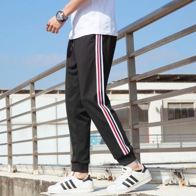 China New Arrival Durable Spring Stripe Loose Elastic Mens Outdoor Comfortable Trousers Pants Sweatpants For Sports for sale