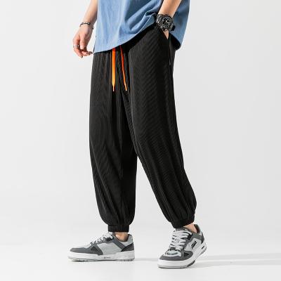 China 2022 spring and summer viable simple breathable outdoor comfortable casual sports hanging new soft loose pants for men for sale