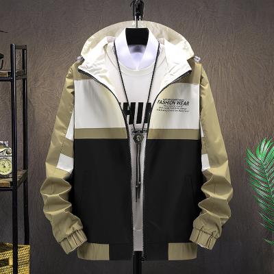 China Fashionable Classic Hooded Color Matching Hooded Collar Outdoor Sporty Wear Street Loose Fit New Baseball Coat Comfortable Jacket For Male for sale