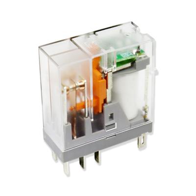 China PCB 8A Relay LF14F-2Z-DC5V 10a WhiteColor DC5V 8pin Suger Sealed Cube Relay for sale