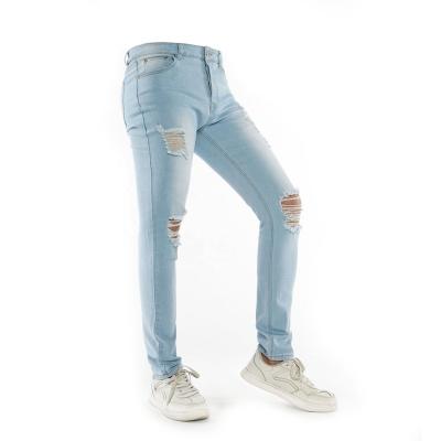 China New fashion mens cargo jeans SKYKINGDOM gz QUICK DRY longchan jeans pants mens blue ripped mens streetwear jeans for sale