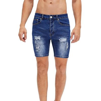 China SKYKINGDOM hot popular longchan QUICK DRY gz shorts jeans ripped colorful denim plus shorts Jean For Men for sale