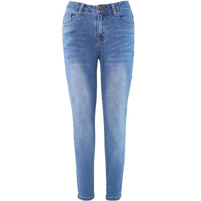 China New fashion women's QUICK DRY jeans patch denim casual thin lattice for sale