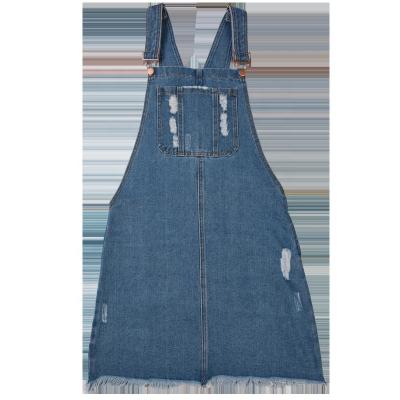 China SKYKINGDOM Suspender Skirt OEM Denim Suspender Skirt Overall Casual Denim QUICK DRY Blue Jeans Women Skirts for sale