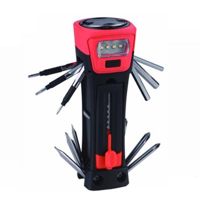 China KT-05 Household Tool Kit Dyke Newest 16 In One Household Tool With Torch for sale