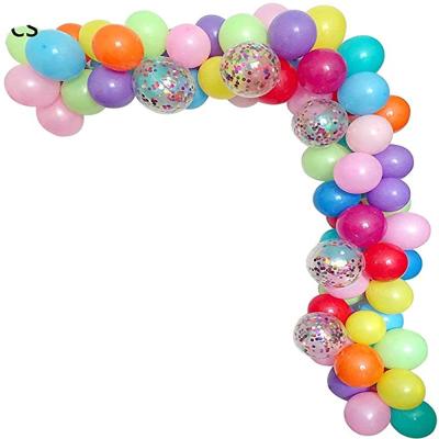 China 113PcsDIY Party Decoration Balloon Arch and Garland Kit Colorful Confetti Balloons for Baby Shower Wedding Birthday Party Decorations for sale