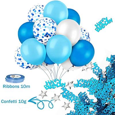 China Festival Decoration Birthday Party Banner Sky Blue Fringe Curtain Foil Tablecloth For Birthday Party Decorations for sale