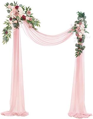 China Wholesale Artificial Wedding Ceremony and Reception Backdrop Decoration Arch Flowers Kit for Wedding Decoration for sale